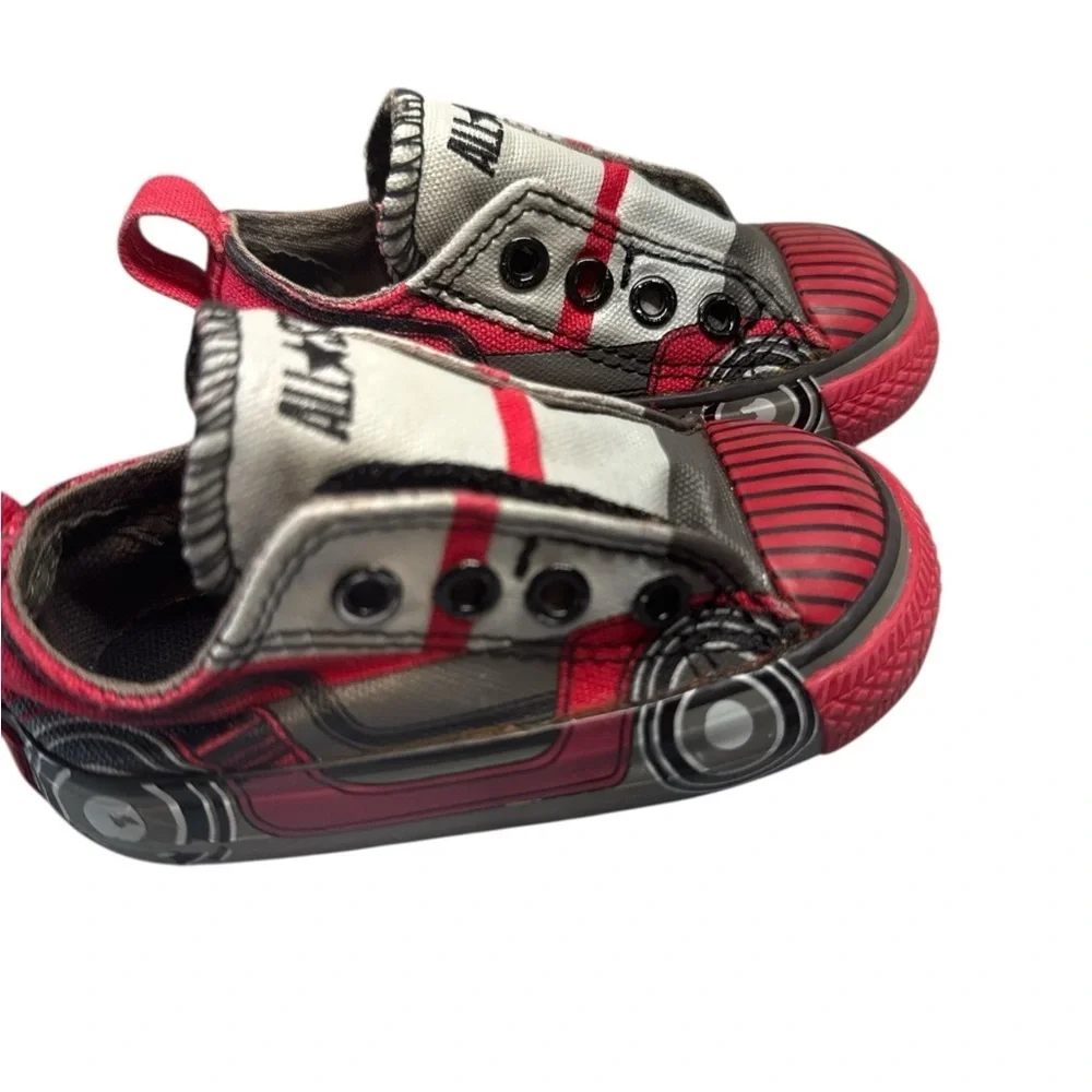 Converse Chuck Taylor All Star Toddler Slip-On Sneakers – Red/Black (Size 4 )